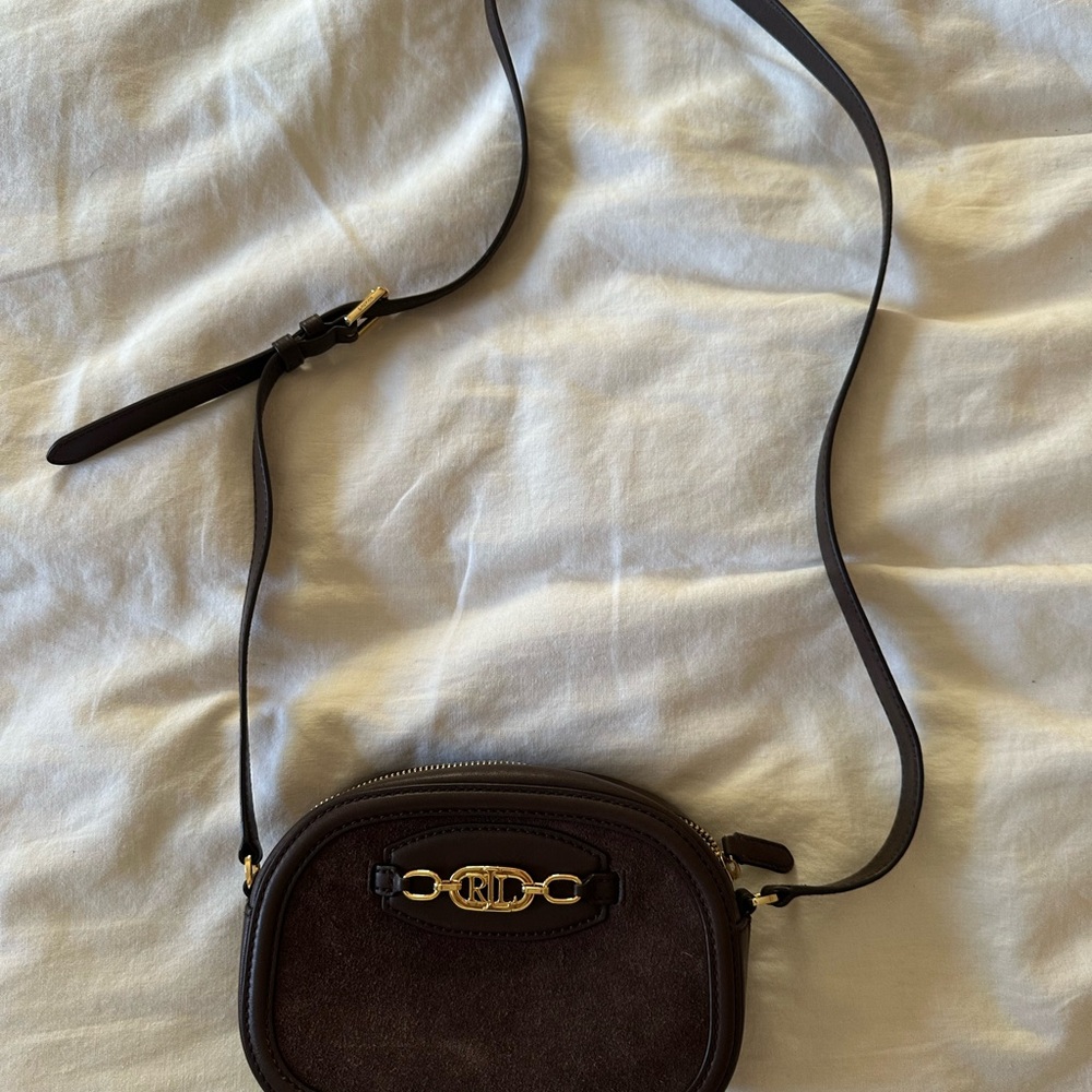 Ralph Lauren Dark Brown Crossbody Bag